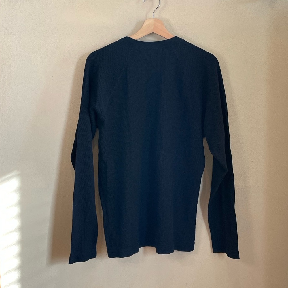 Columbia Black Pine Peak Omni-Wick Long Sleeve Regular Fit Waffle Henley Shirt S View 6